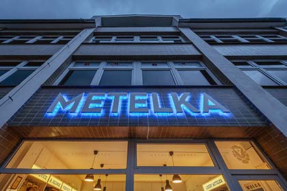 Front of Metelka Liquor Store